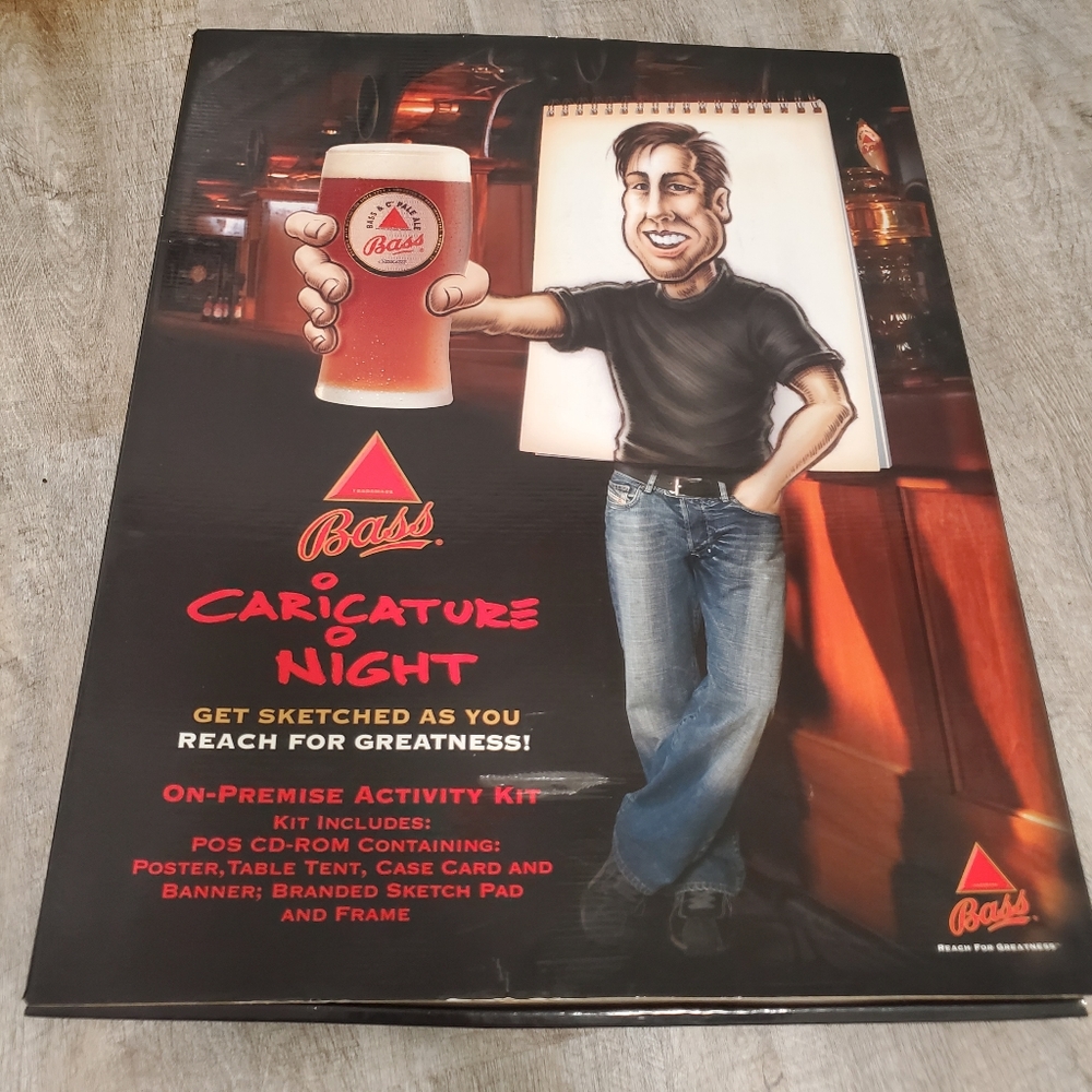 Bass Caricature Night Sketch Pad With Instruction CD